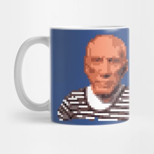 Pablo Picasso 8bit Tribute Design Mug